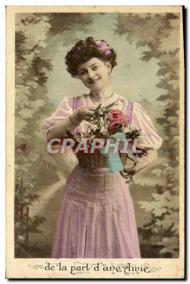 CPA Fantaisie Femme
