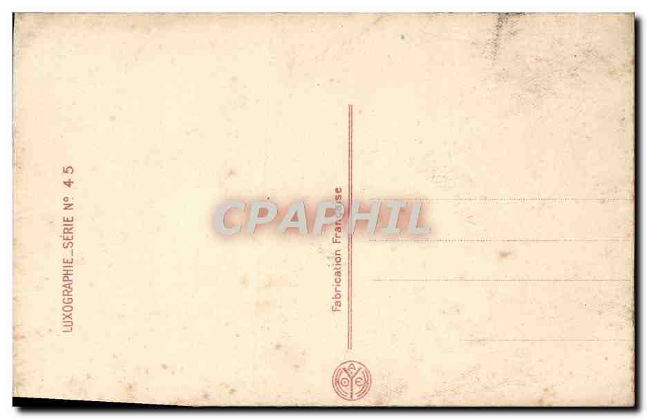CPA Fantaisie Enfants — Rückseite