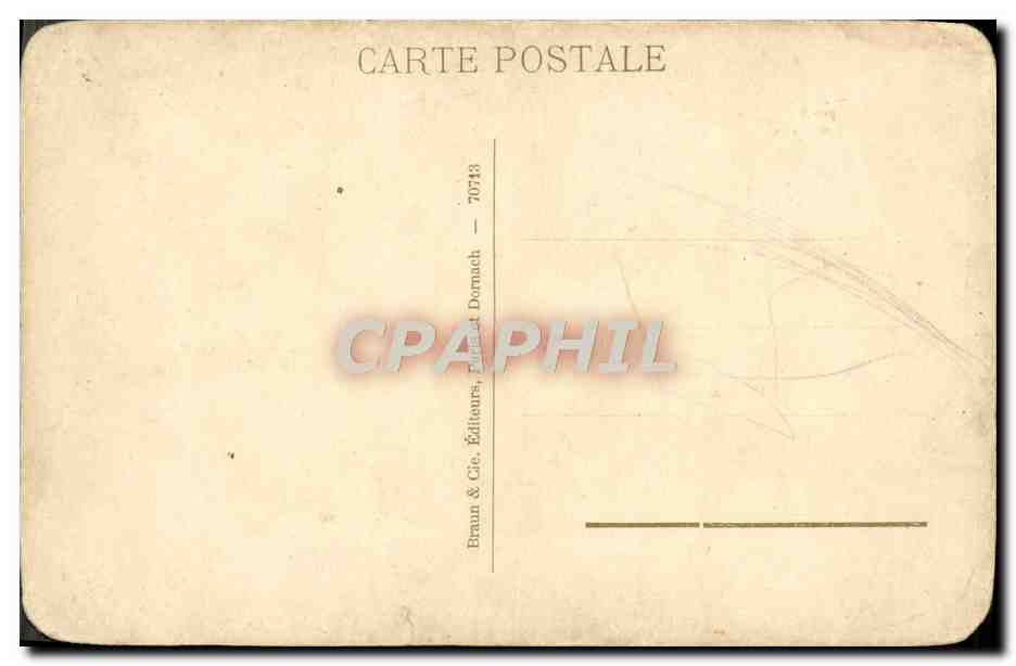 CPA Rembrandt Van Rijn Vieilles chaumieres — Back