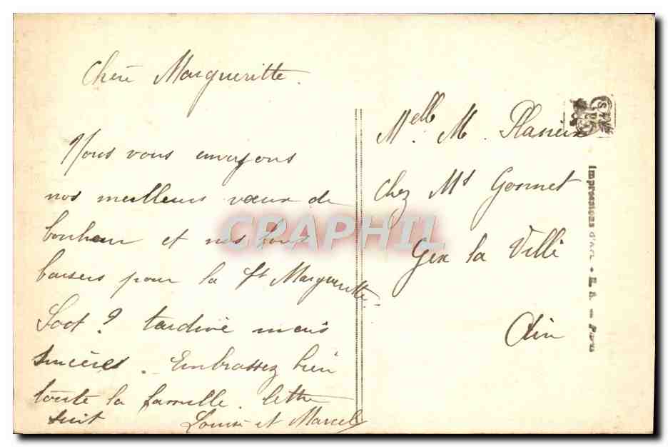 CPA Fantaisie Femme Reine couronee Ange — Verso