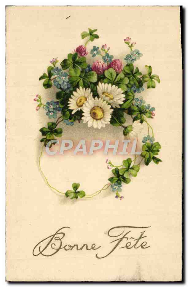 CPA Fantaisie Fleurs 