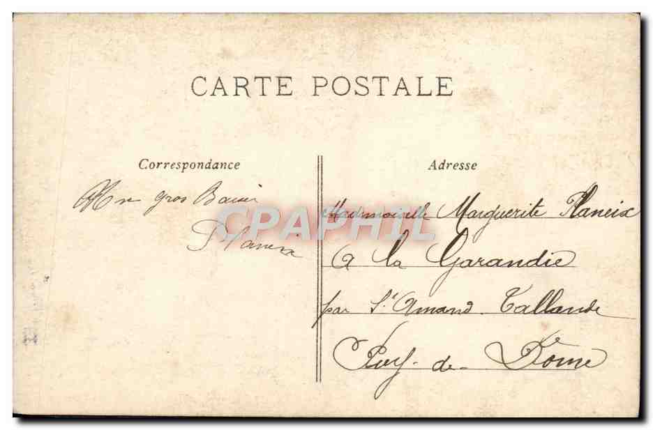 CPA Abel Faivre Paris Musee du Luxembourg La femme a l'eventail — Achterkant