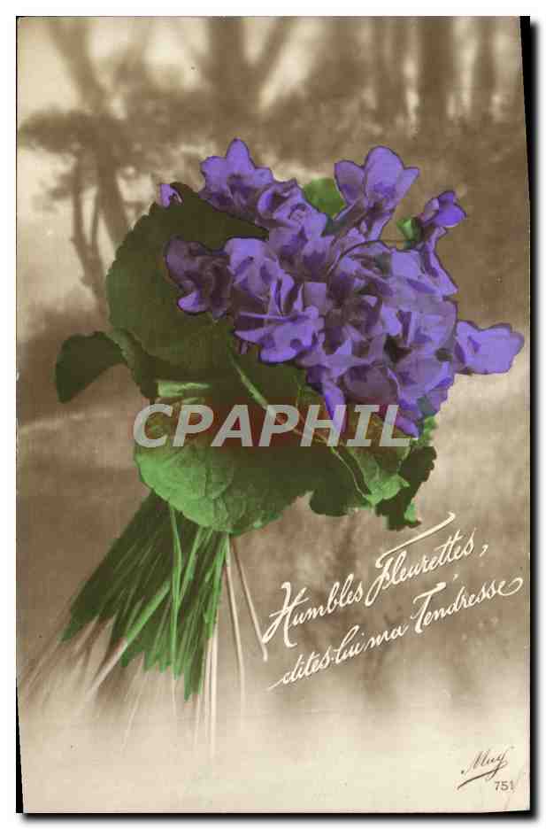 CPA Fantaisie Fleurs