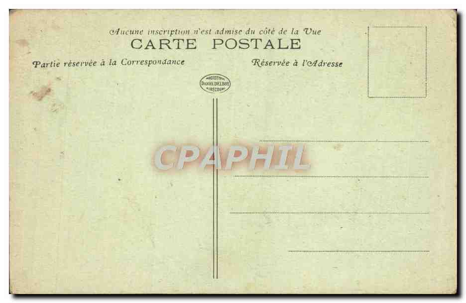 CPA Fantaisie Fleurs Fer a cheval — Verso
