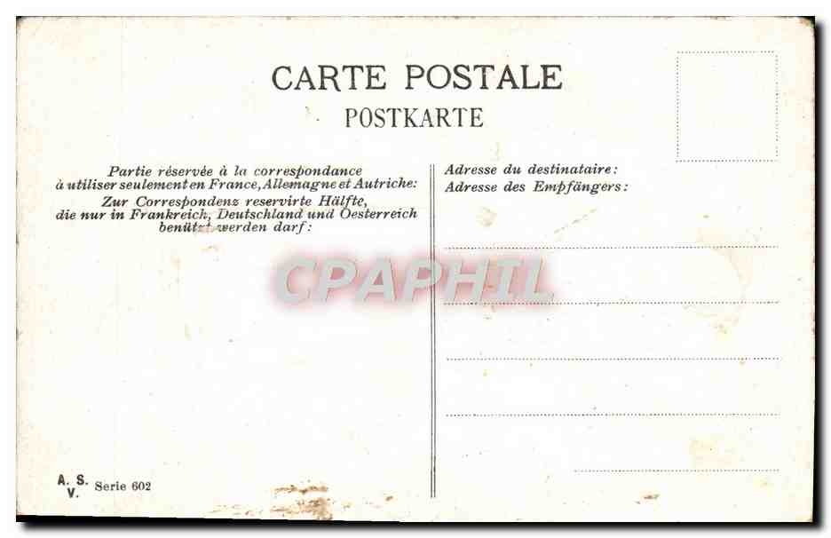 CPA Fantaisie Femme Lorraine Fileuse — Rückseite