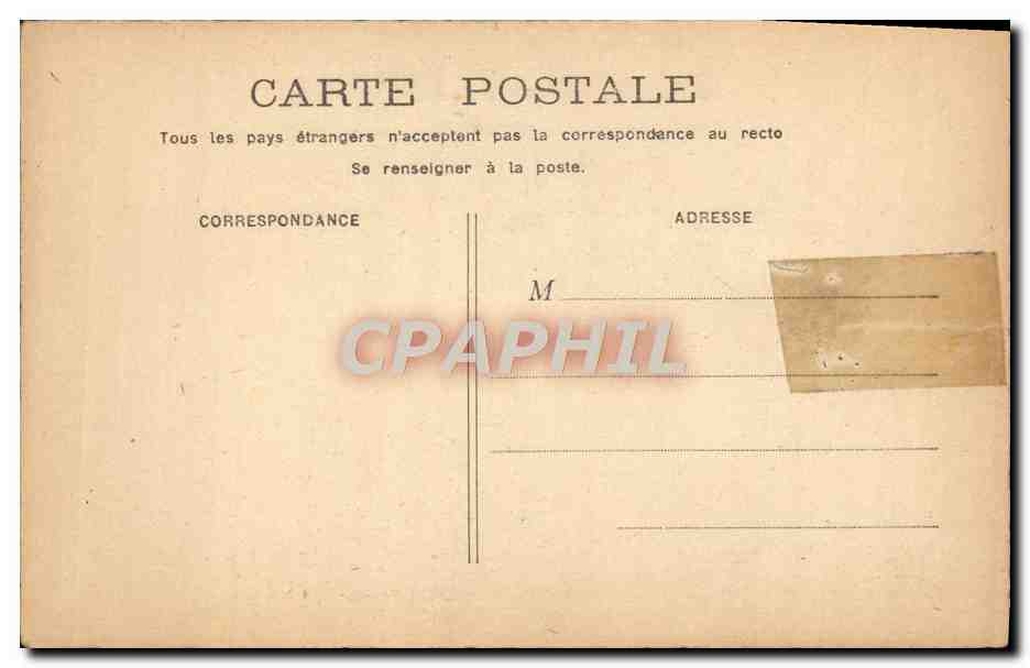 CPA Fantaisie Femme  — Verso