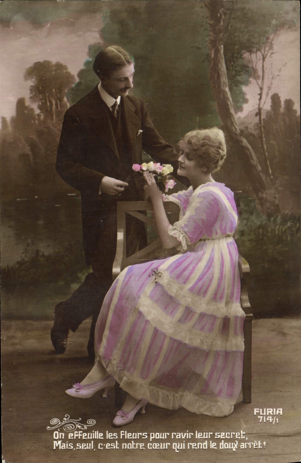 CPA Fantaisie Femme 