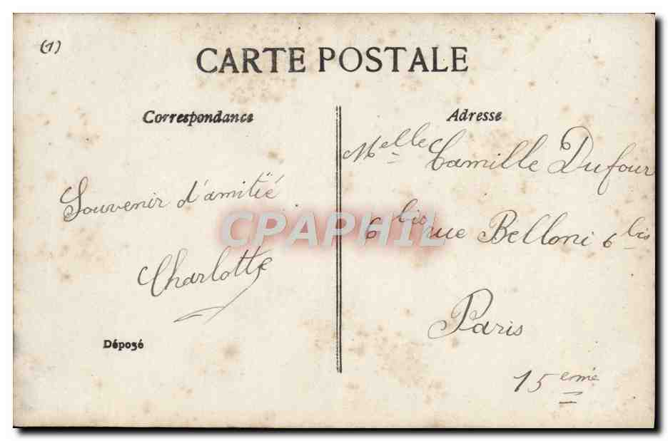 Hamlet — scène théâtrale — Walery, Paris, n°4398 — Back