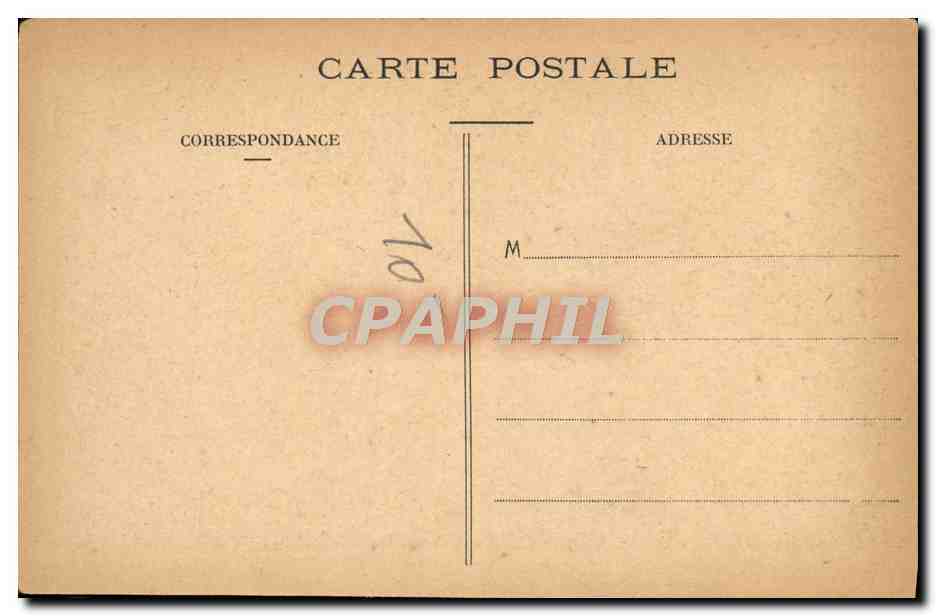 CPA Fantaisie Rouget de l'Isle chantant la Marseillaise — Rückseite