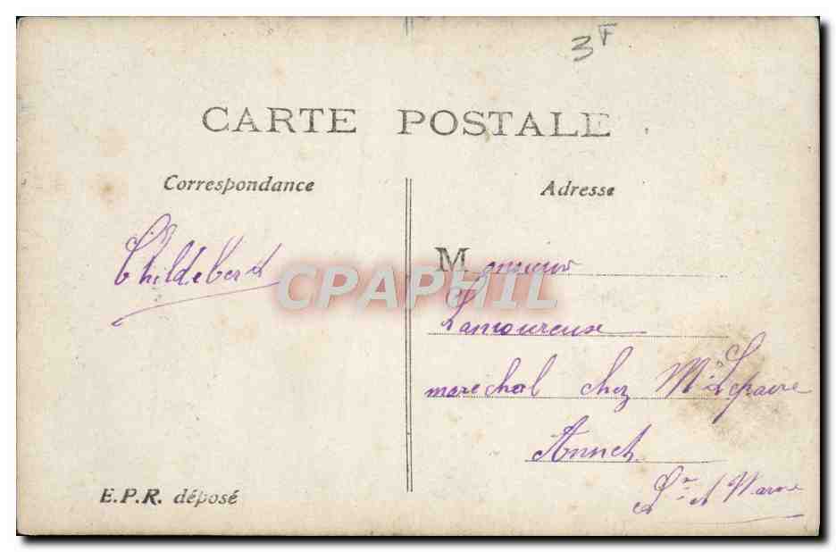 CPA Fantaisie Enfant  — Rückseite