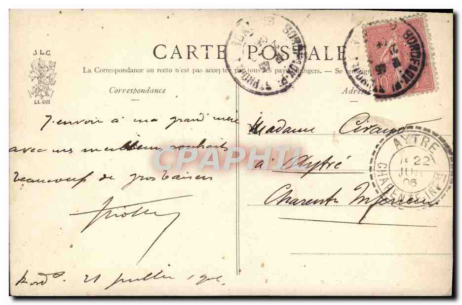 CPA Le petit nourricier Enfant Mouton Agneau  — Verso
