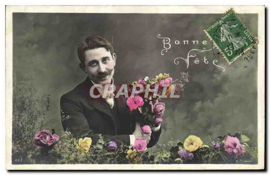 CPA Fantaisie Homme