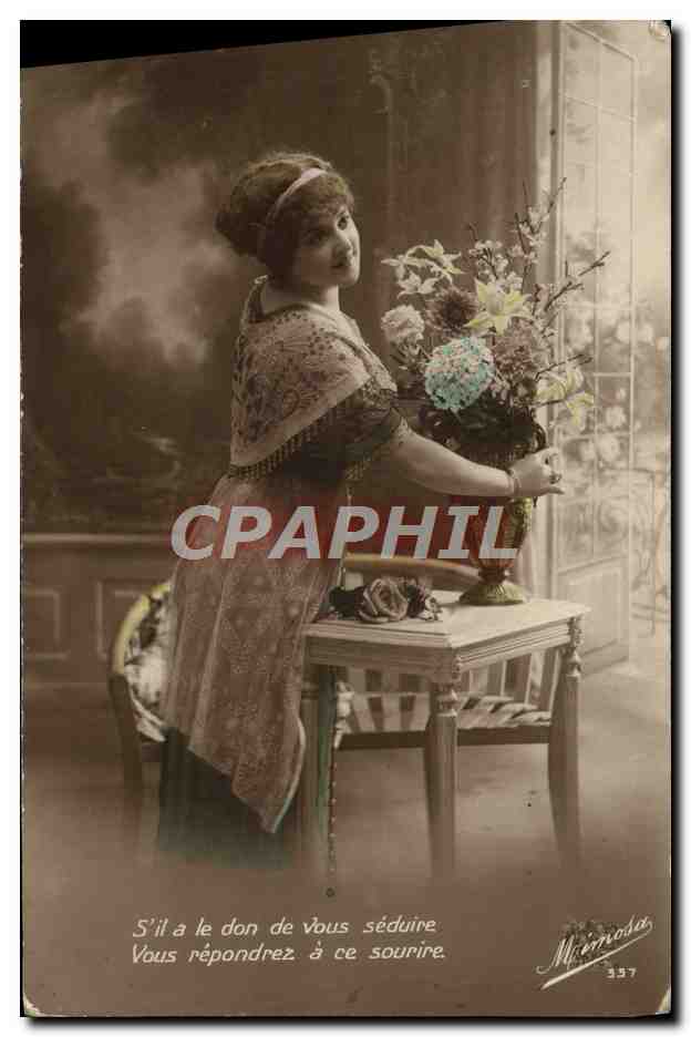 CPA Fantaisie Femme