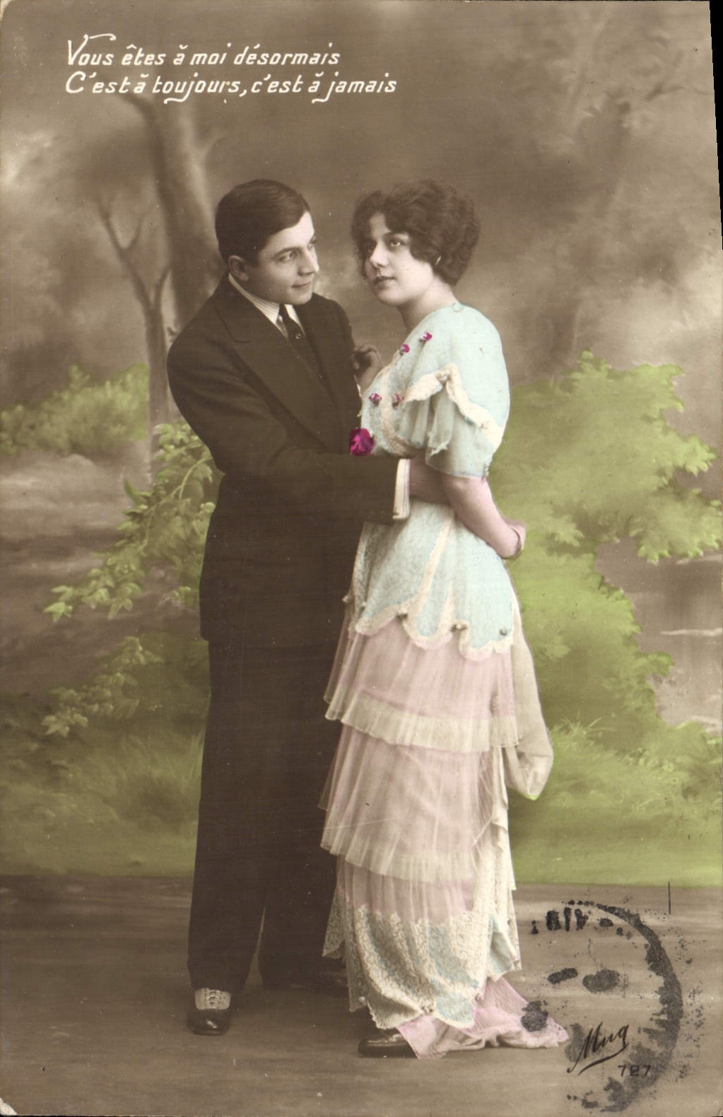 CPA Fantaisie Femme