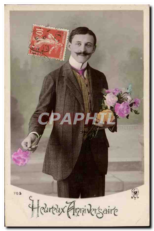 CPA Fantaisie Homme