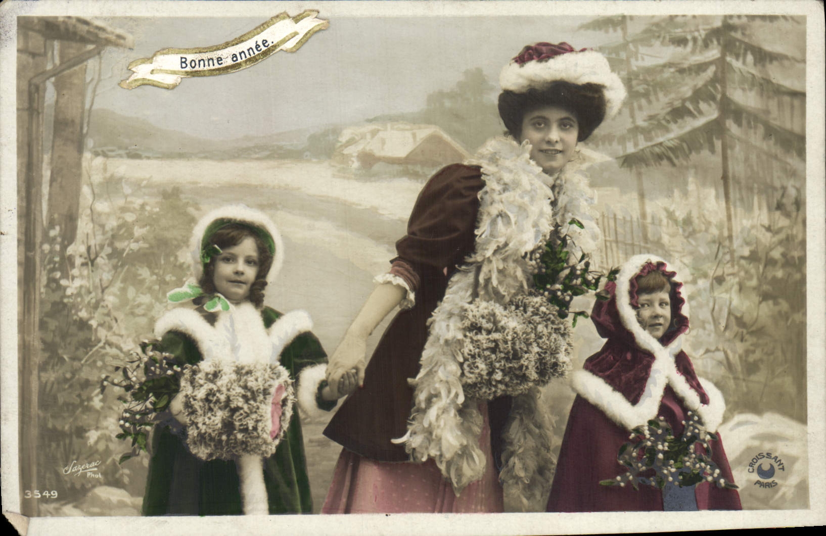CPA Fantaisie Femme et enfants
