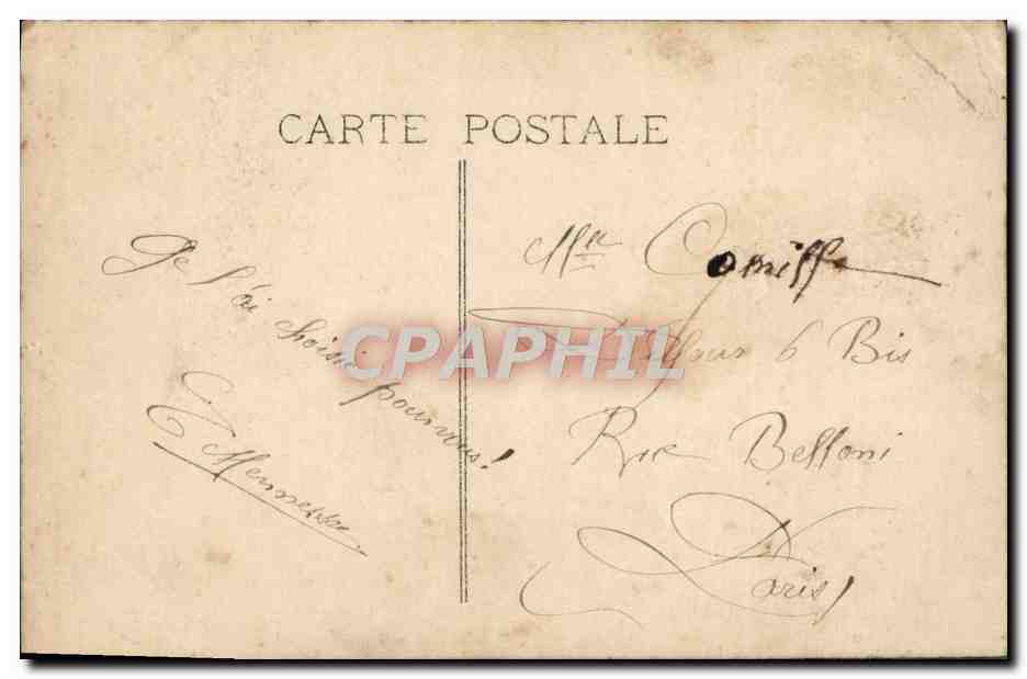CPA Fantaisie Femme — Rückseite