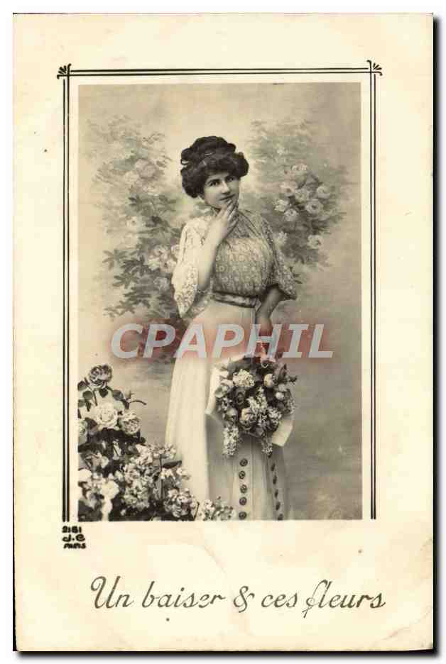 CPA Fantaisie Femme