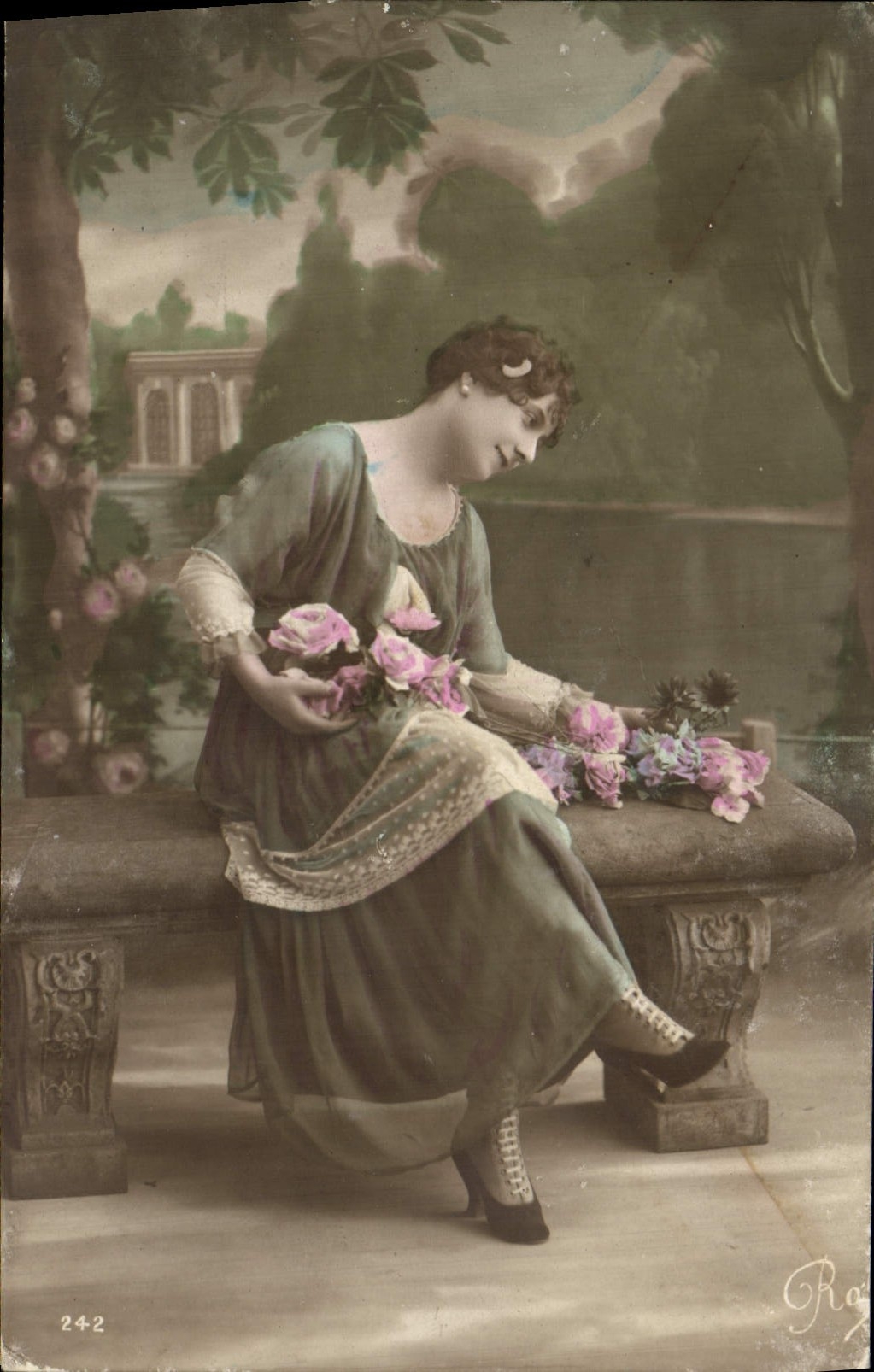CPA Fantaisie Femme