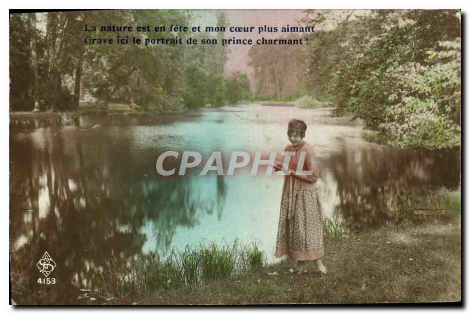 CPA Fantaisie Femme