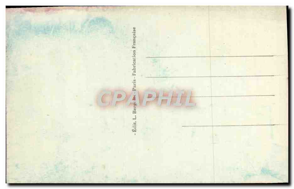 CPA Fantaisie Femme — Verso
