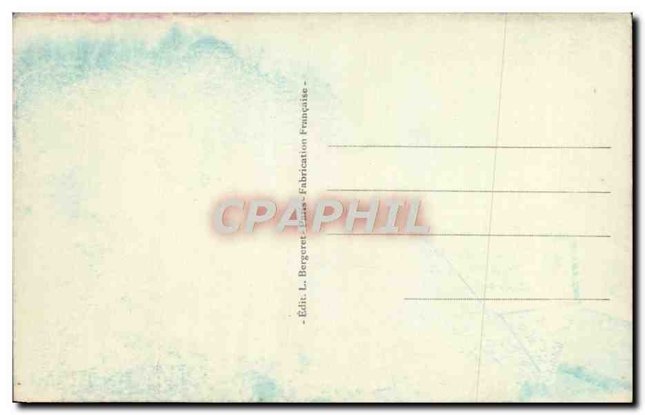 CPA Fantaisie Femme — Verso