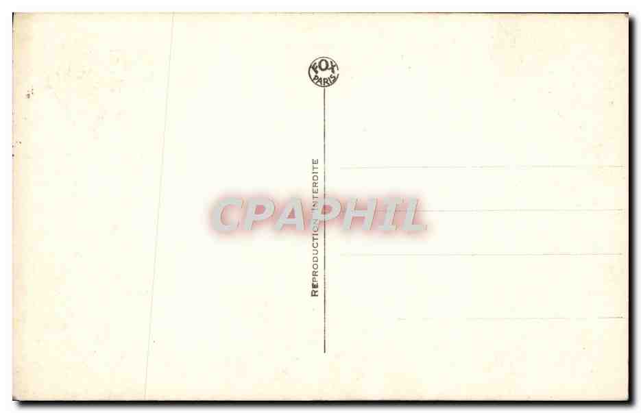 CPA Fantaisie Homme Faucille St Eloi — Back