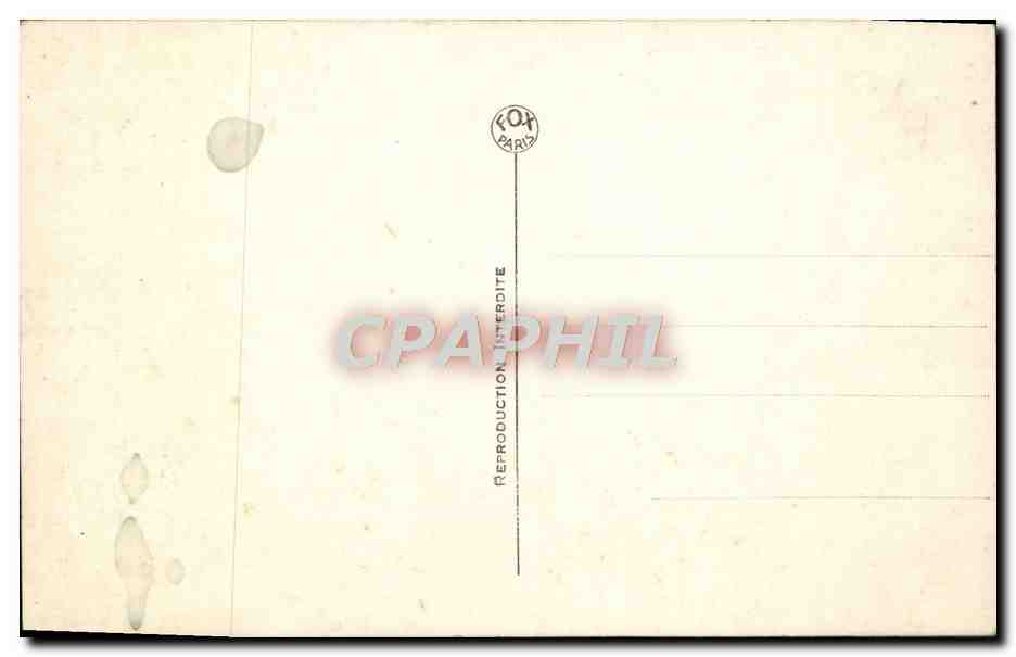 CPA Fantaisie Homme Faucille St Eloi — Rückseite