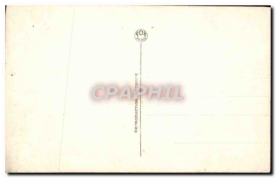 CPA Fantaisie Homme St Eloi Faucille — Rückseite