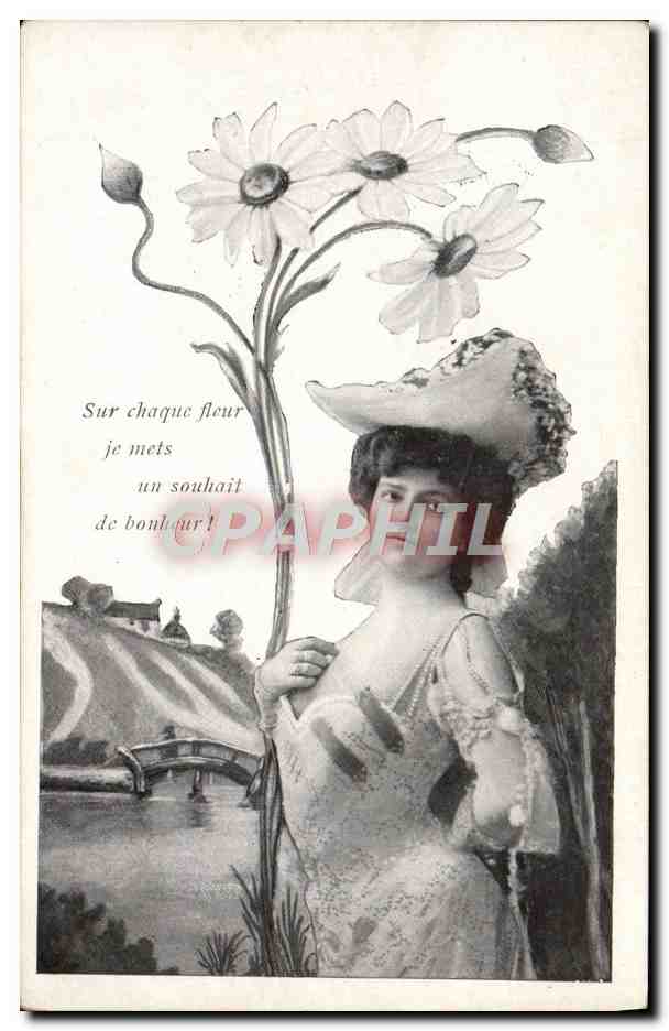 CPA Fantaisie Femme