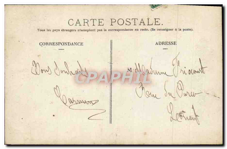 Jeune femme tenant un bouquet de roses — Rubis, n° 101 — Rückseite