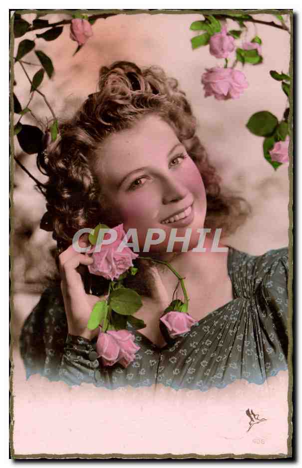 CPA Fantaisie Femme 