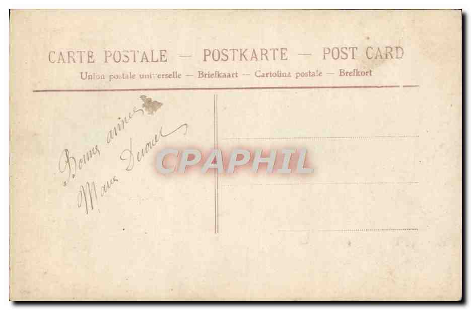 CPA Fantaisie Femme  — Verso