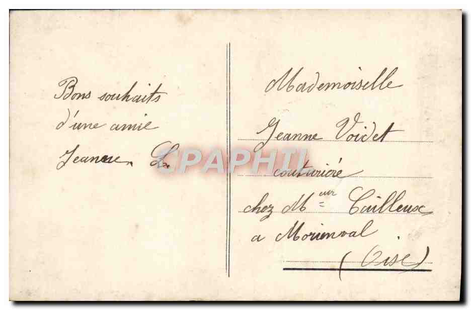 CPA Fantaisie Enfant — Rückseite