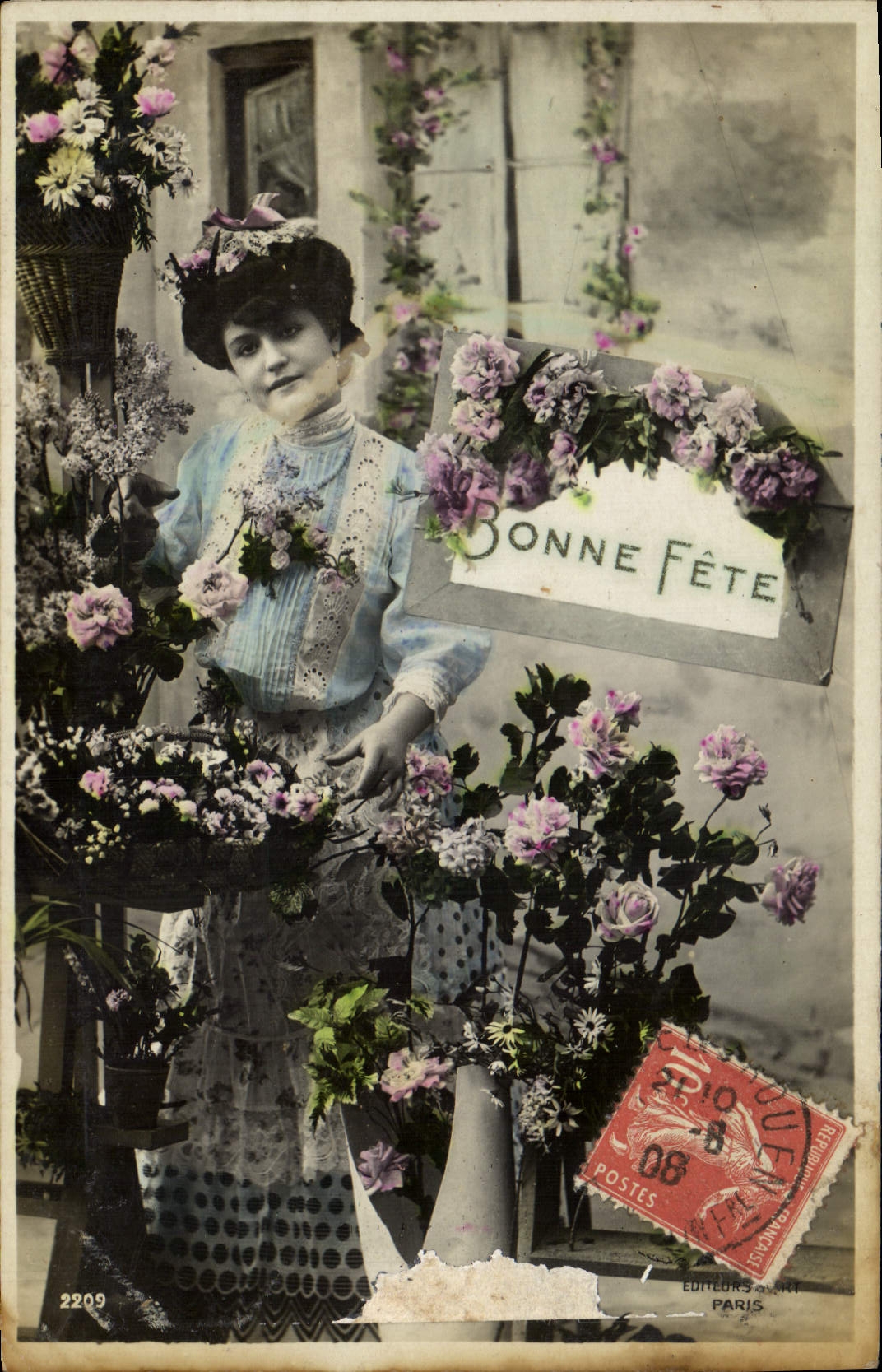 CPA Fantaisie Femme 
