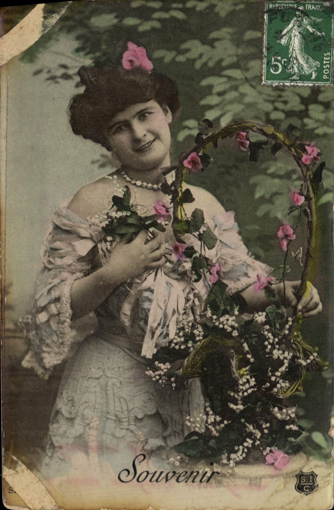 CPA Fantaisie Femme 