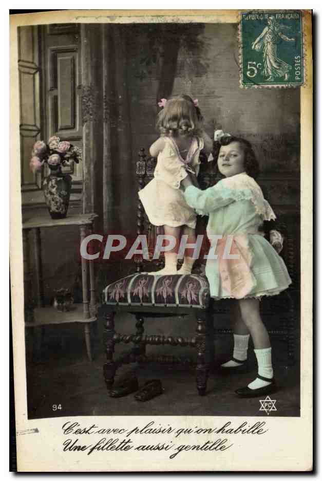 CPA Fantaisie Enfants