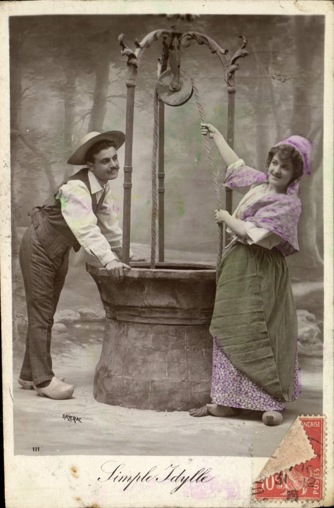 CPA Fantaisie Femme 