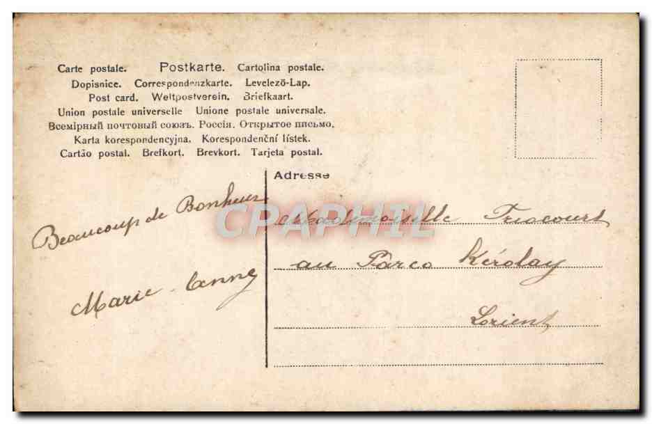 CPA Fantaisie Enfant — Verso