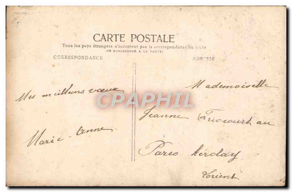 CPA Fantaisie Femme  — Verso