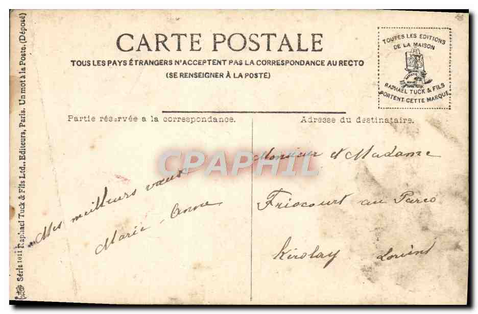 CPA Fantaisie Enfant — Rückseite