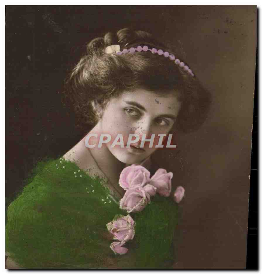 CPA Fantaisie Femme 