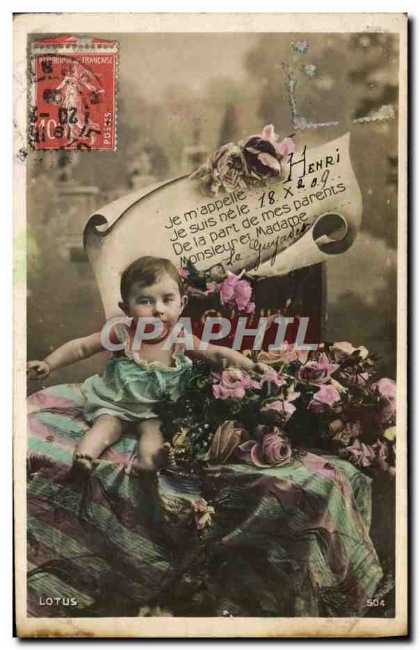 CPA Fantaisie Enfant Henri 