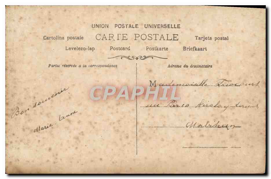 CPA Fantaisie Enfant — Rückseite