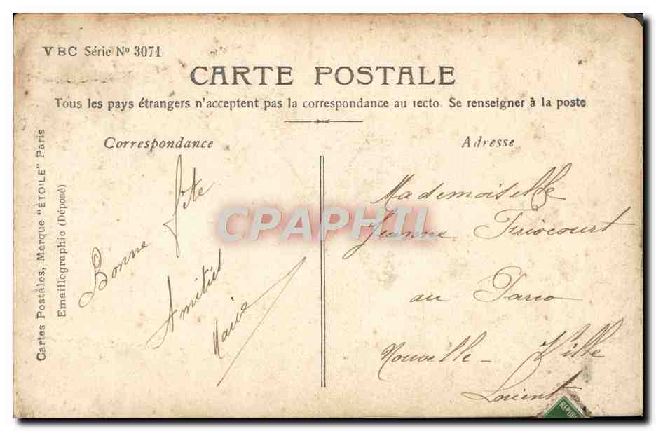 CPA Fantaisie Enfant — Verso