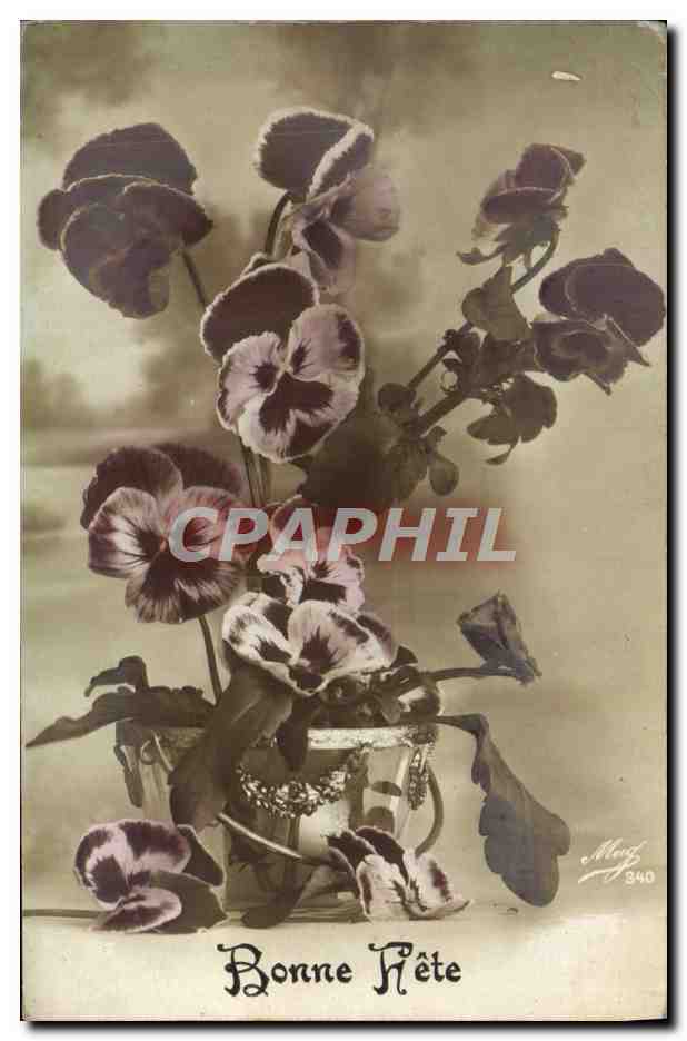 CPA Fantaisie Fleurs