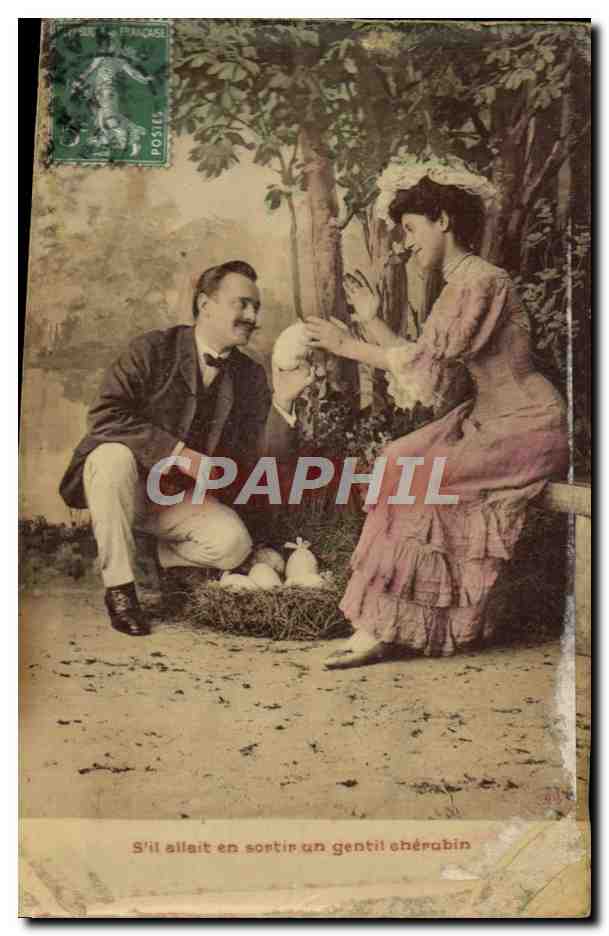 CPA Fantaisie Femme