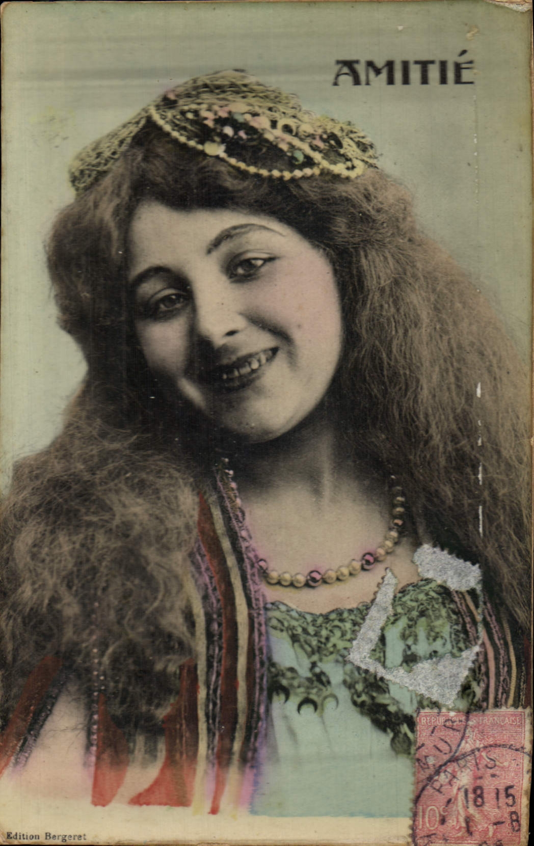 CPA Fantaisie Femme Amitie