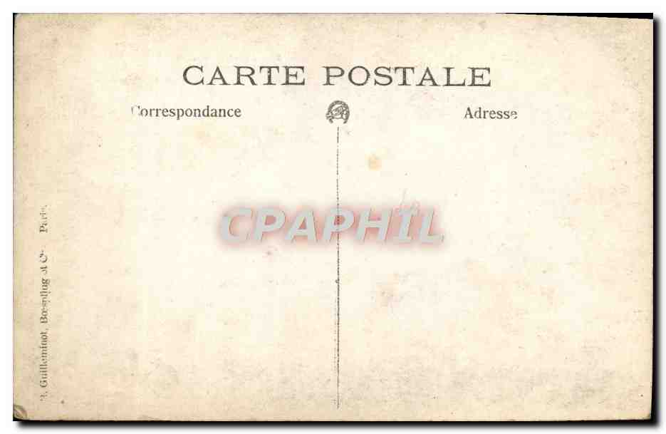 Femme et enfant — studio photographique — éditeur Guillenmout, Paris — Verso