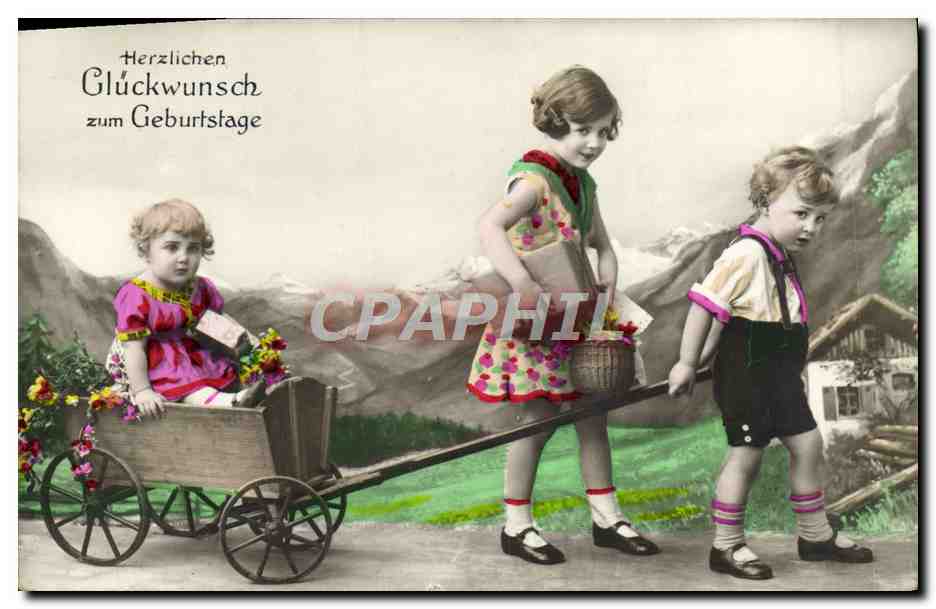 CPA Fantaisie Enfants 